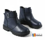 GHETE 1392 CATARAMA BLEUMARIN din piele naturală