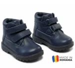 GHETE 733 BIZ BLEUMARIN din piele naturală, îmblănite
