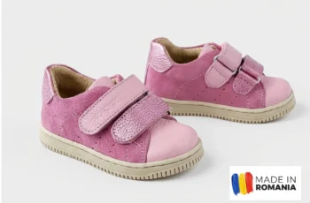 PANTOFI HOKIDE 409 spalt roz , din PIELE NATURALA