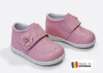PANTOFI IVIA G922 roz floare , din PIELE NATURALA