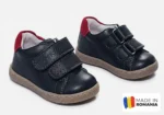 PANTOFI CASUAL HOKIDE , bleumarin, din PIELE NATURALA