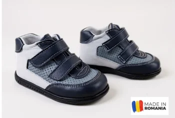 PANTOFI IVIA AD0209 , bleumarin negru , din PIELE NATURALA