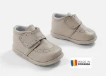 PANTOFI IVIA G922 , taupe , din PIELE NATURALA