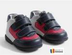 PANTOFI IVIA AD0209 ,bleumarin negru , din PIELE NATURALA