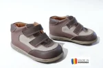 PANTOFI IVIA AD0209, maro bej, din PIELE NATURALA
