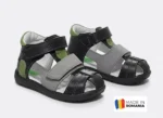 SANDALE HOKIDE 405 , bleumarin , din PIELE NATURALA