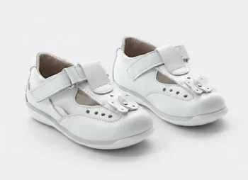PANTOFI DECUPATI DIANA 1345 , alb , din PIELE NATURALA