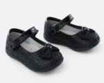 PANTOFI BALERINI gliter , negru