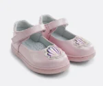 PANTOFI BALERINI , scoica , roz