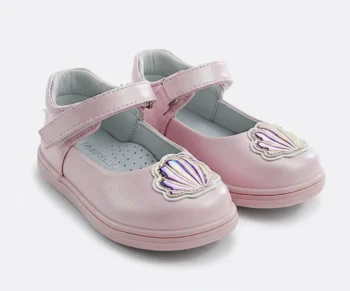 PANTOFI BALERINI , scoica , roz