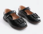 PANTOFI BALERINI , catarama , negru
