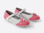 PANTOFI BALERINI APW , alb corai