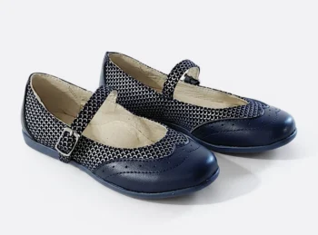 PANTOFI BALERINI DIANA , bleumarin luz , din PIELE NATURALA