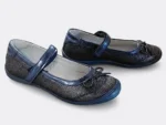 PANTOFI BALERINI APW , bleumarin