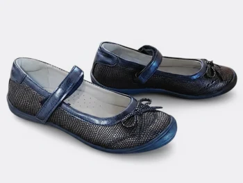 PANTOFI BALERINI APW , bleumarin