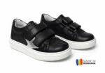 PANTOFI casual HOKIDE TA398, negru , din PIELE NATURALĂ