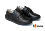PANTOFI casual HOKIDE , negru , din PIELE NATURALĂ
