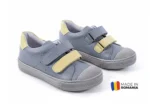 PANTOFI casual HOKIDE 408 , gri , din PIELE NATURALĂ