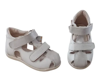 SANDALE HOKIDE 560 , bej , din PIELE NATURALĂ