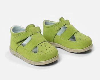 PANTOFI DECUPATI IVIA PGM , verde , din PIELE NATURALA
