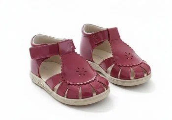SANDALE IVIA SM425 , roz , din PIELE NATURALĂ