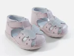 SANDALE IVIA SF1325 , fluture , roz , din PIELE NATURALĂ