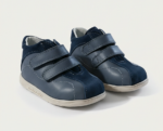 PANTOFI IVIA B3 , bleumarin-gri , din PIELE NATURALA